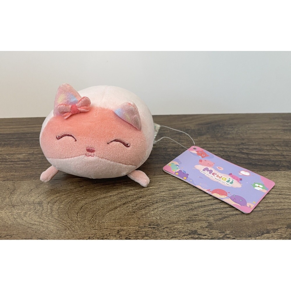 Mewaii Kawaii Linda Fox 5" Soft Stuffed Cuddle Plush w Tag Pink